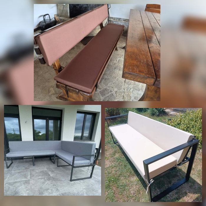 Възглавници за градински мебели по поръчка