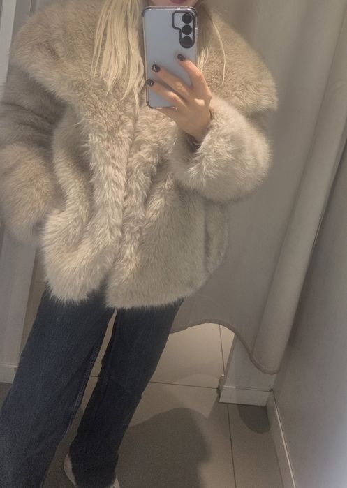 Strafivarius нова колекция палто изкуствен косъм