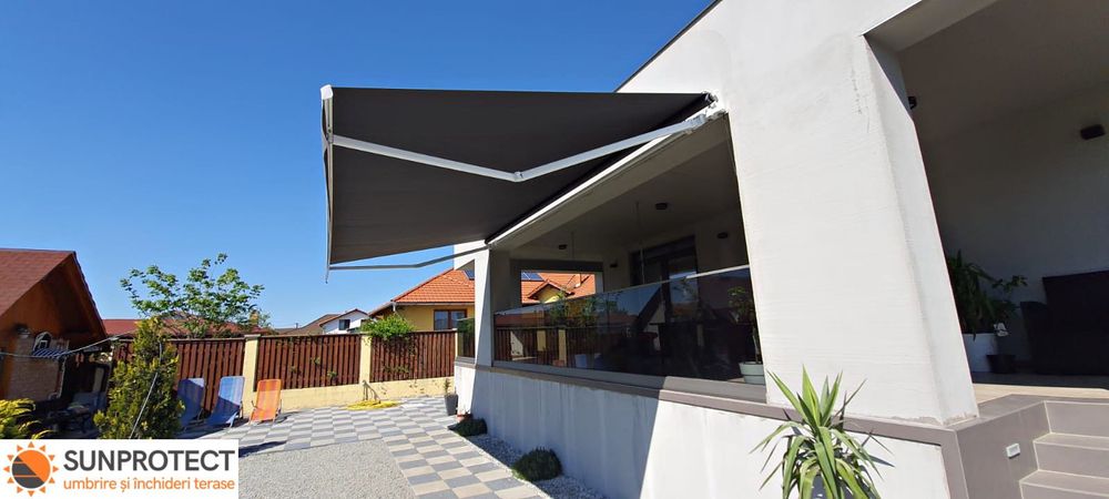 Copertine/Marchize retractabile. Casetate, Simple, Verticale, Zip