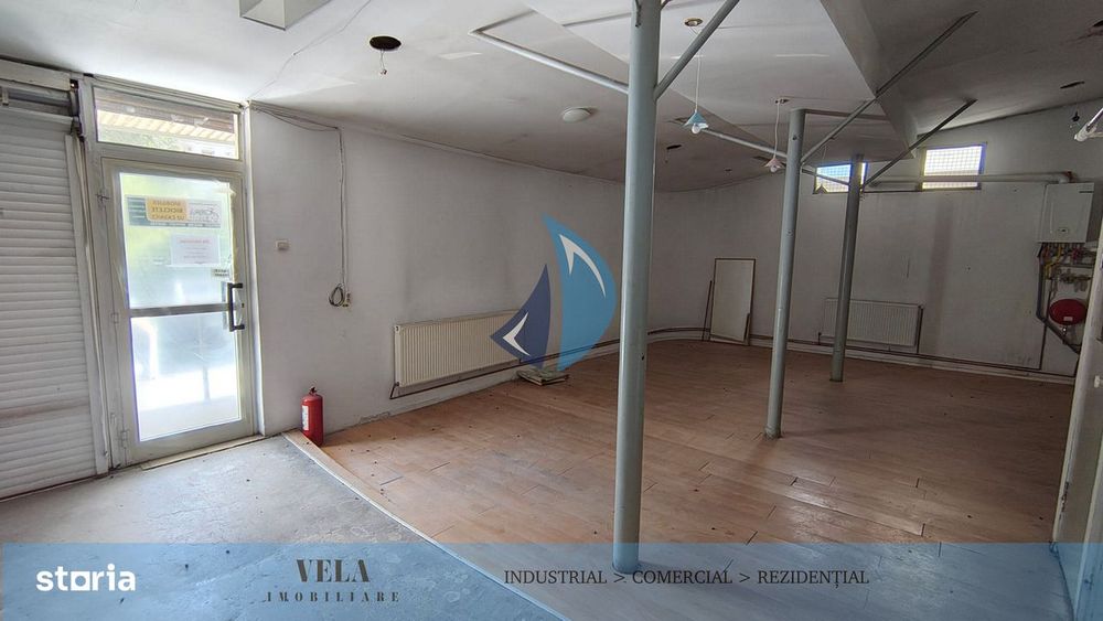 Sp. com. Tudor, zona. Diamant, 240 mp, vitrina mare, vad comercial