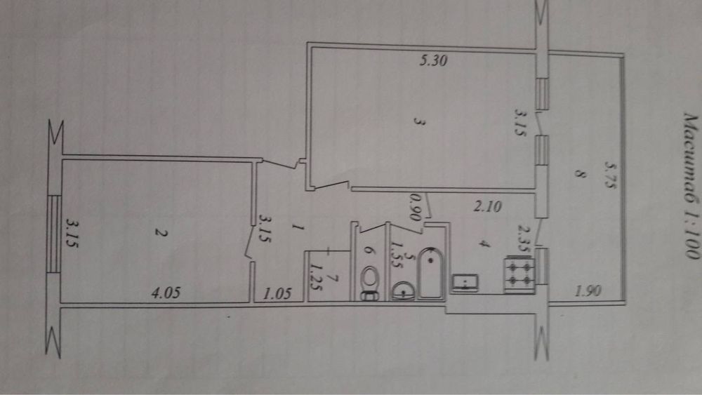 Продается 2 ком квартира ТТЗ, Феруза 2х6 балкон