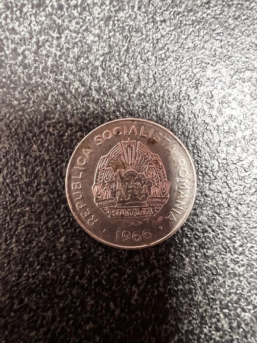 Moneda 25 bani din anul 1966