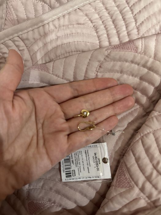 Серьги детские золото