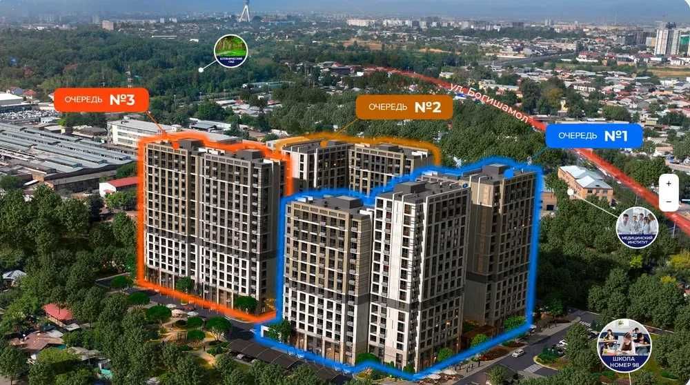 M.Ulugbekda yangi bino Muddatli to‘lov va ipotekа |Topshirish-2026 Б.А