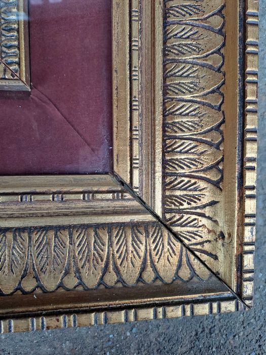 tablou pictura pe panza 68/58 cm semnat