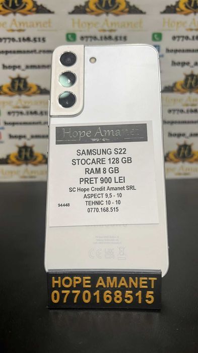 Hope Amanet P3 SAMSUNG S22 128 GB / 8GB RAM