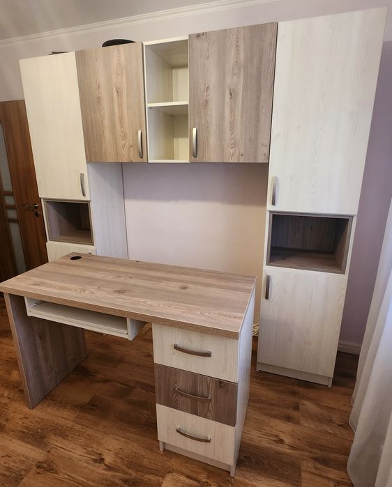 Set Dulapuri Verticale + Corp Suspendat + Masa PC / Dormitor Camera ZI