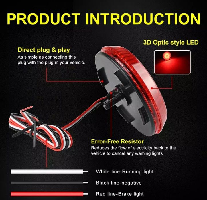 Габариты в задний бампер