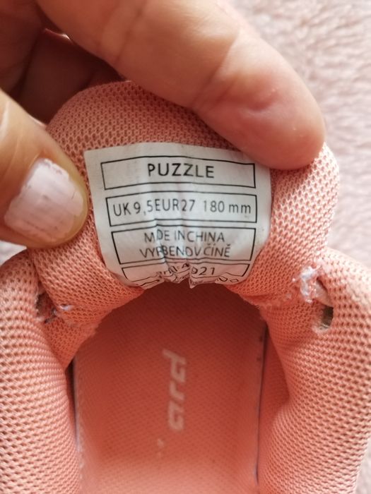Pantofii sport pentru copii Willard PUZZLE, nr.27, interior 18 cm