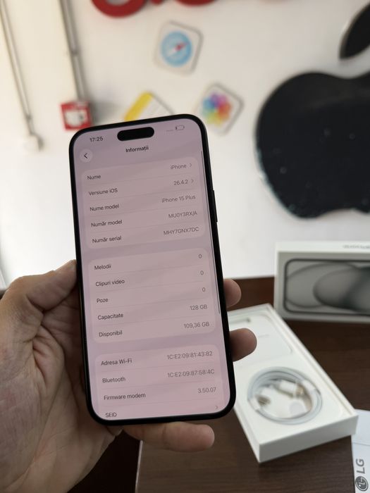 Vand Iphone 15 Plus 128Gb full box