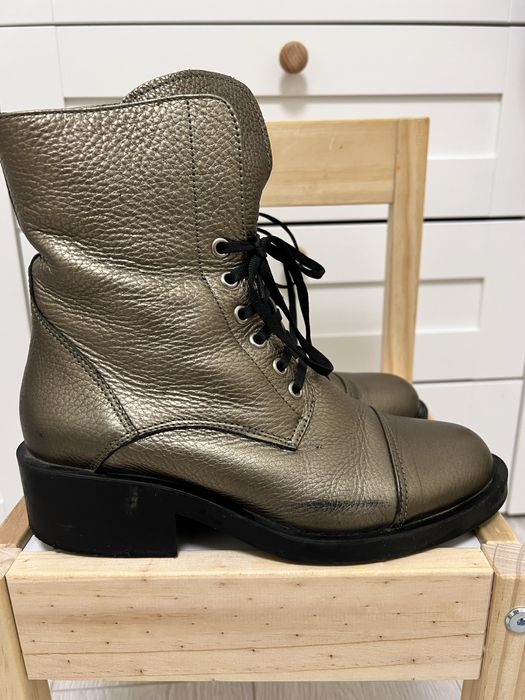 Ghete piele toamna iarna aurii Gemelli