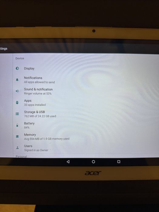Таблет acer iconia
