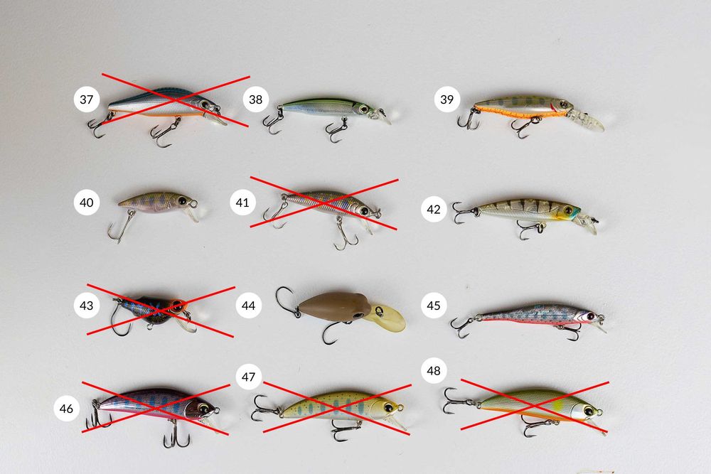 Colectie voblere si rotative pastrav