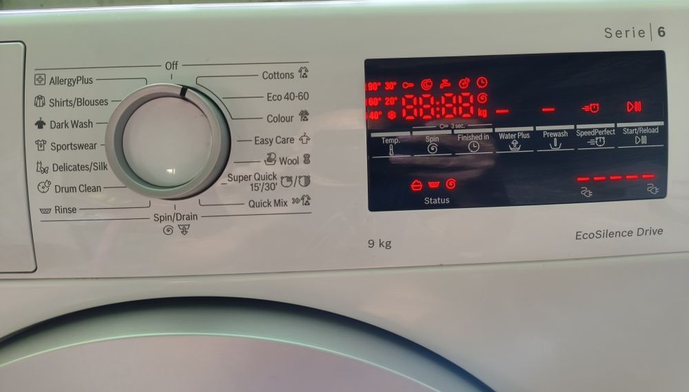 Пералня Bosch Serie 6, 9 kg, 1400 rpm, инверторен мотор