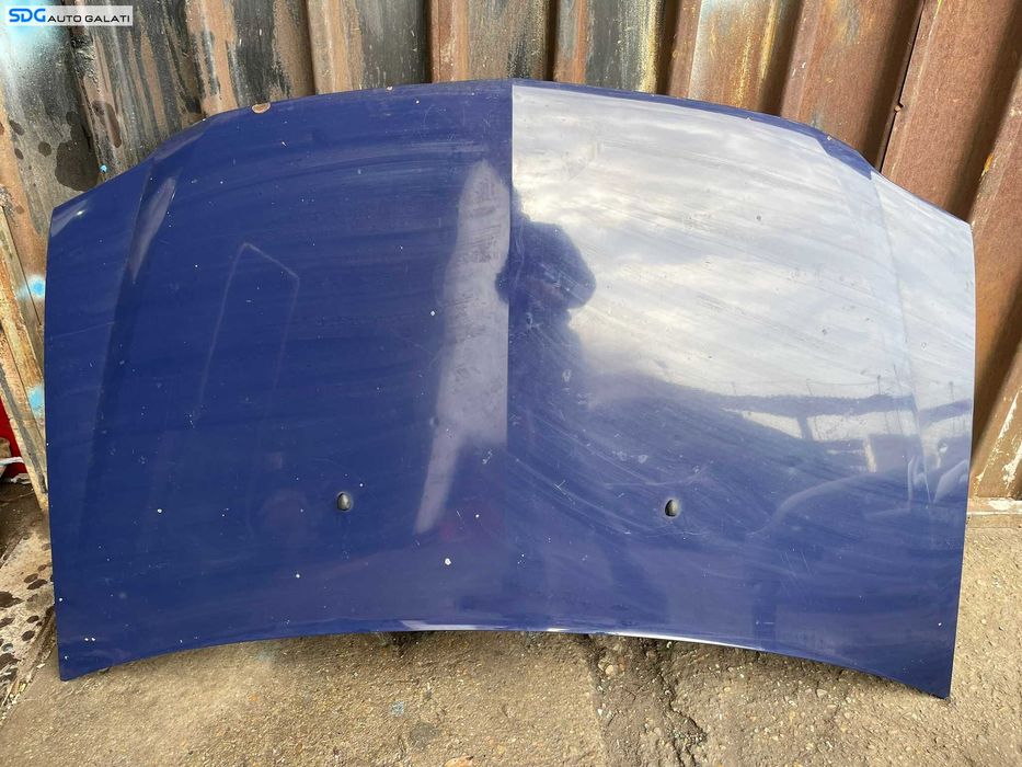 Capota Motor cu Inceput de Rugina Dacia Logan 1 2004 - 2008 Culoare Albastru [L0548]