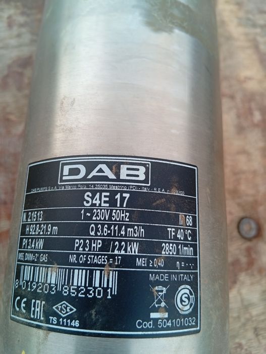 Pompa sumersibila Dab