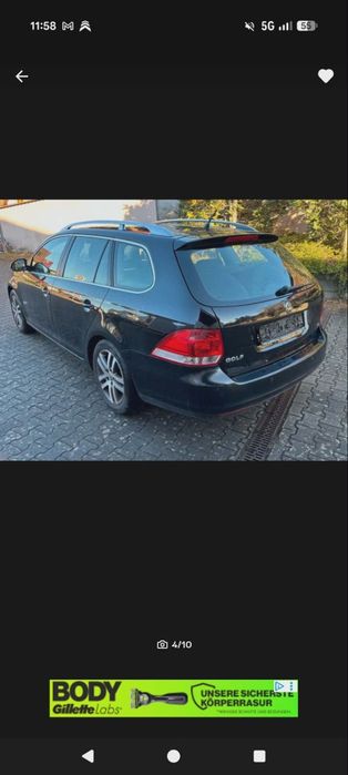 Vw golf 5 2007 1,4