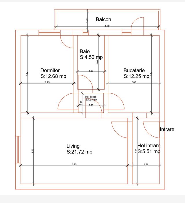 Apartament  2 camere ,66 mp utili.Zona||Gară
