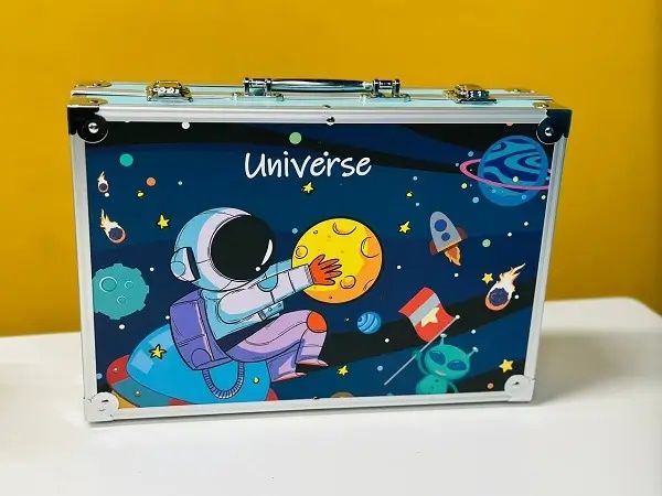 Голям Арт комплект за рисуване - 145 части в метален куфар с Еднорог