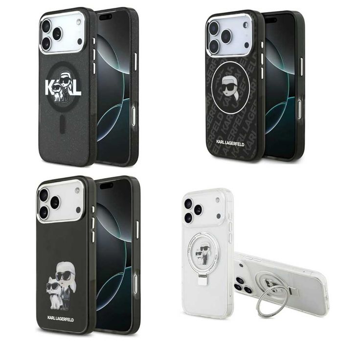Оригинални калъфи Guess и Karl Lagerfeld за iPhone 17 серия
