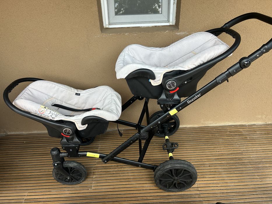 Carucior gemeni Kunert Booster 3 in 1