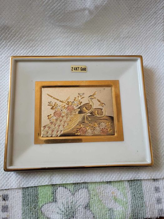 Tablou placat cu aur de 24k