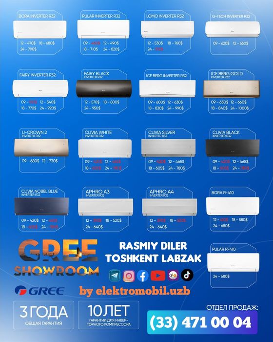 Кондиционеры GREE