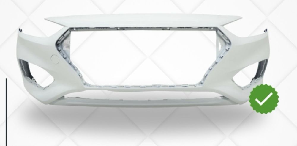 Бампер на hyundai accent