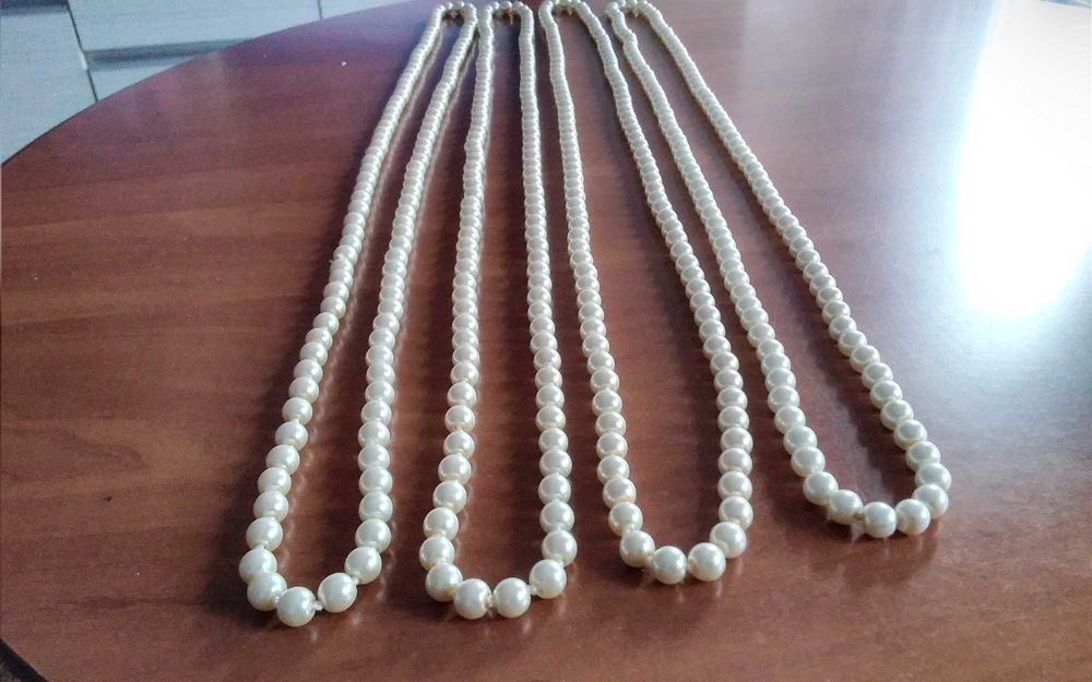 Гердани от перли дължина 102 см 4 броя