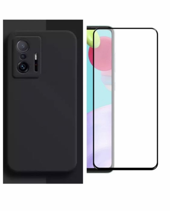 Husa X CASE Catifea Interior+Folie Sticla XIAOMI MI 11T 12 13 PRO LITE