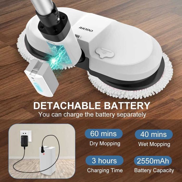 Mop electric fără fir