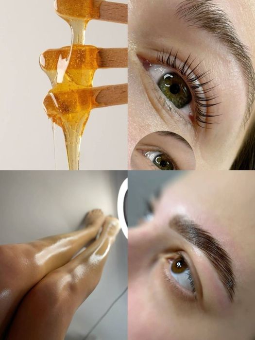 Депиляция шугаринг ламинирование ресниц и бровей выезд на дом