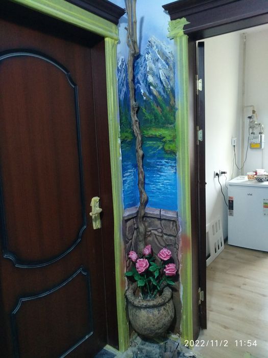 Интерьер дизайн барельеф. Рангтасвир графика ишлари