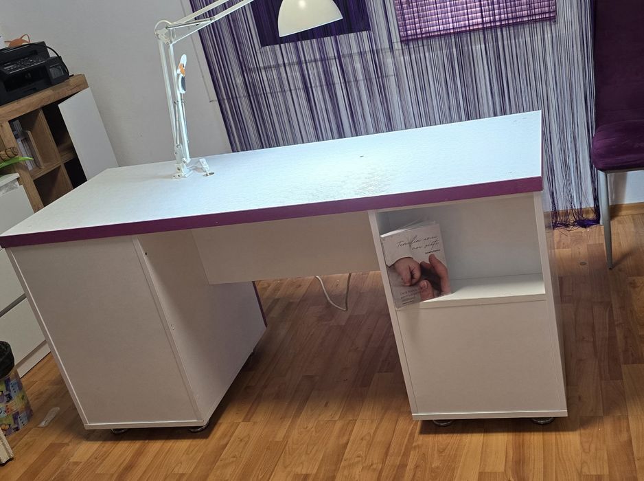 Birou mare 150x60 cu 7 sertare