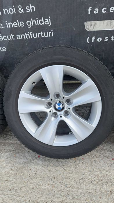 Jante Bmw 5X120 Seria 3 Seria 5 7 E90 E91 E60 F10 E65 225 55 17 iarna