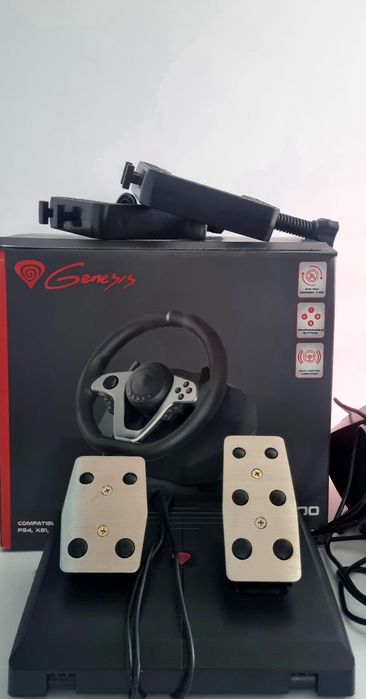 Volan Genesis Seaborg 400 Gaming PC PS3 PS4 Xbox One Negru