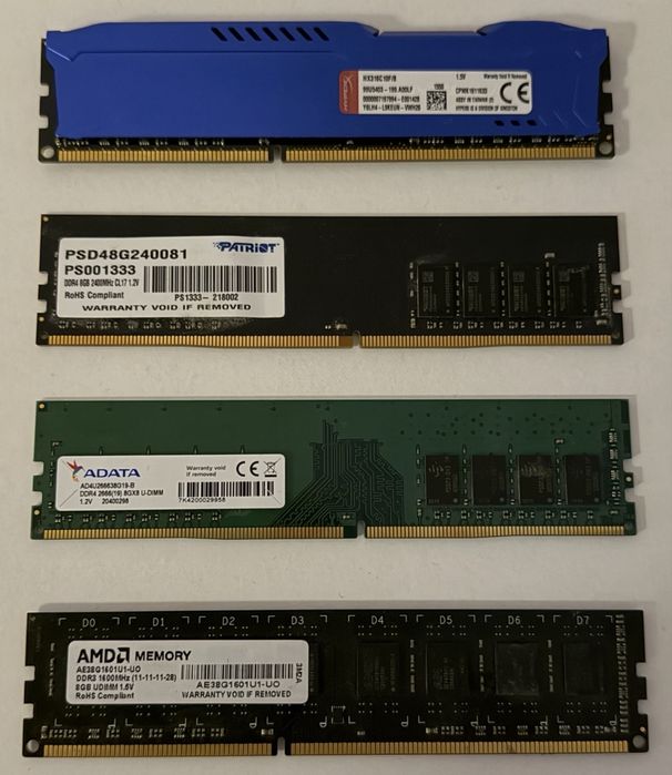 RAM pentru PC (8 GB DDR4,DDR3)