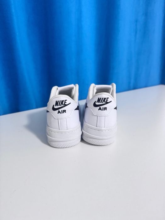 Nike AF1 alb cu negru