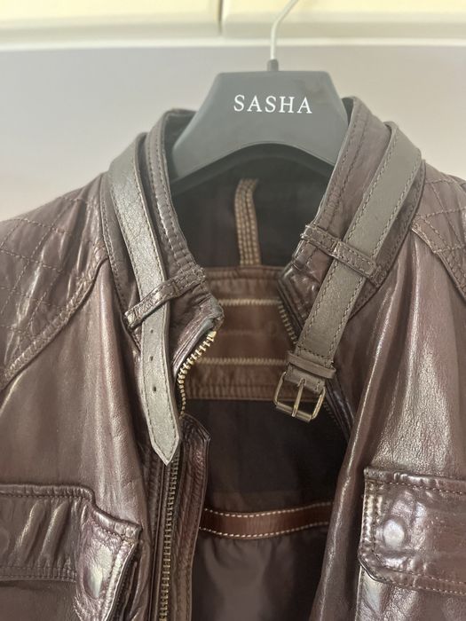 Мъжко кожено яке Масимо дути