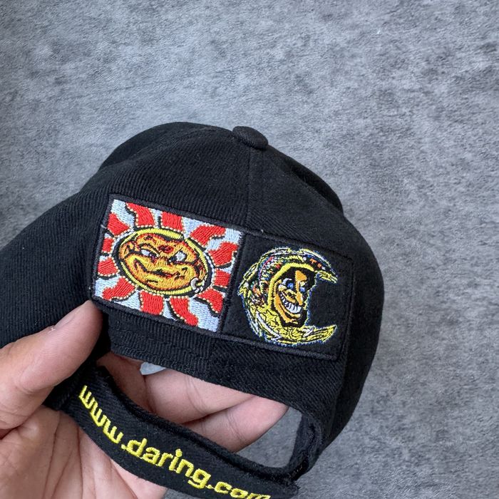Sapca Valentino Rossi VR46 Official Licensed Racing Cap Black Yellow Embroidered MotoGP