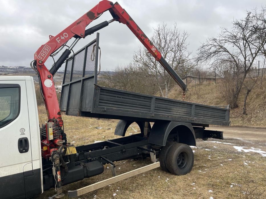Iveco Daily 72c17 Macara Fassi F40 si basculare