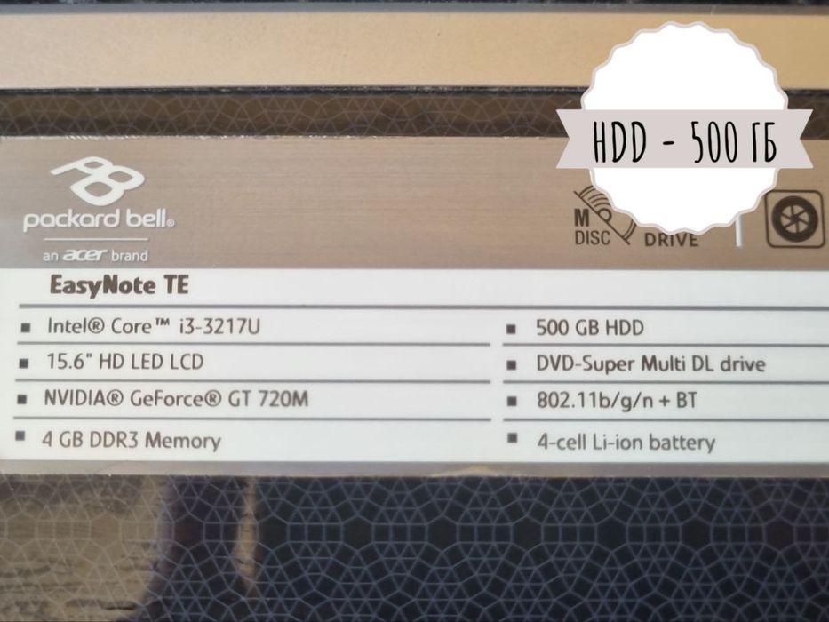 Ноутбук Packard Bell