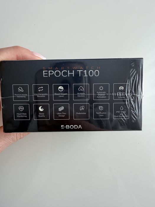 Smartwatch E-BODA Epoch T100 Energyfit Dark