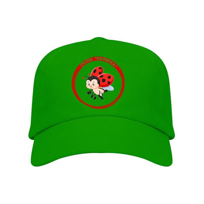 Шапка с козирка с щампа