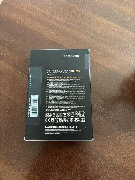 Samsung ssd 870 EVO 4TB