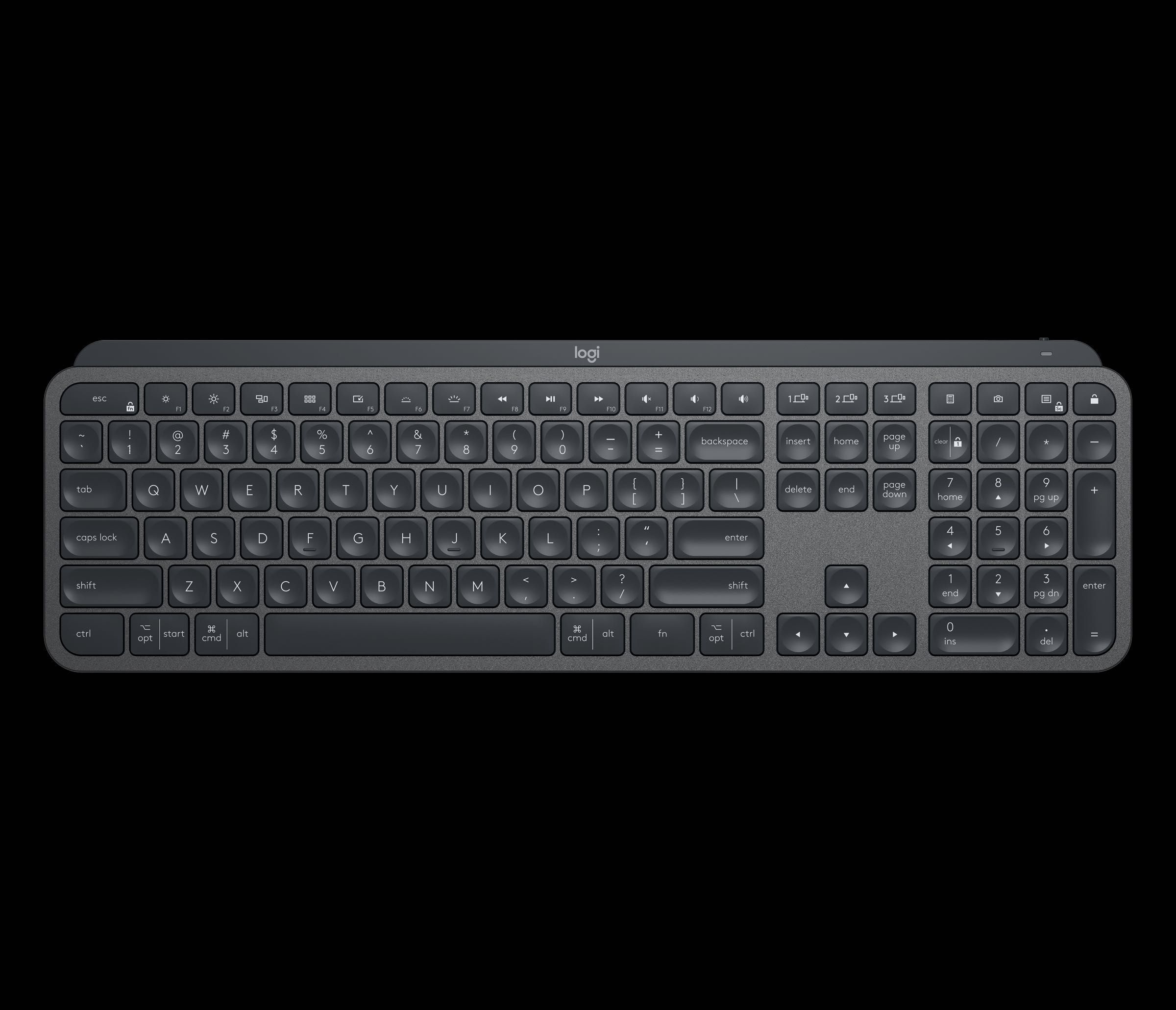 Logitech MX KEYS беспроводная клавиатура с подсветкой Bluetooth,USB-C ...