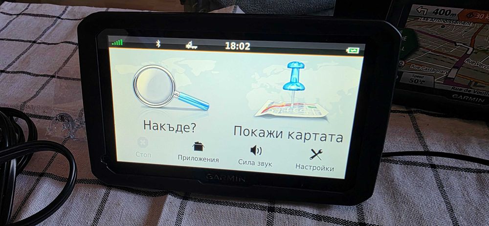 Навигация за камион Garmin Dezl 770 7 инча карти за цяла Европа и Турция пълен комплект