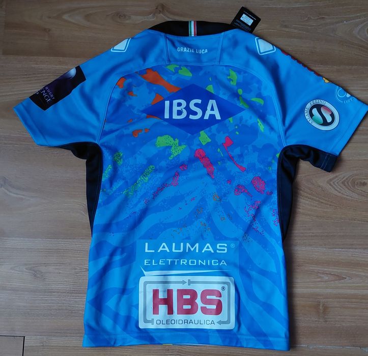 Tricou Rugby Zebre Parma Erreà - Ediție European Challenge Cup