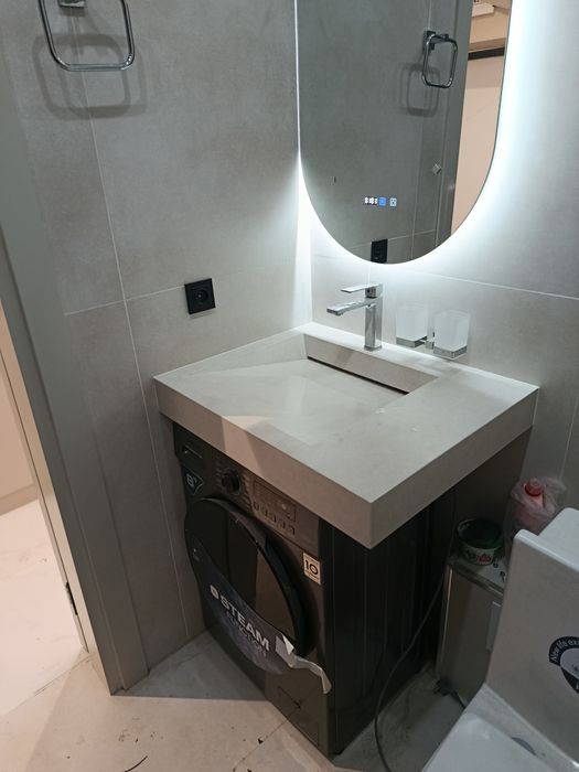 Раковина над стиральной машинкой