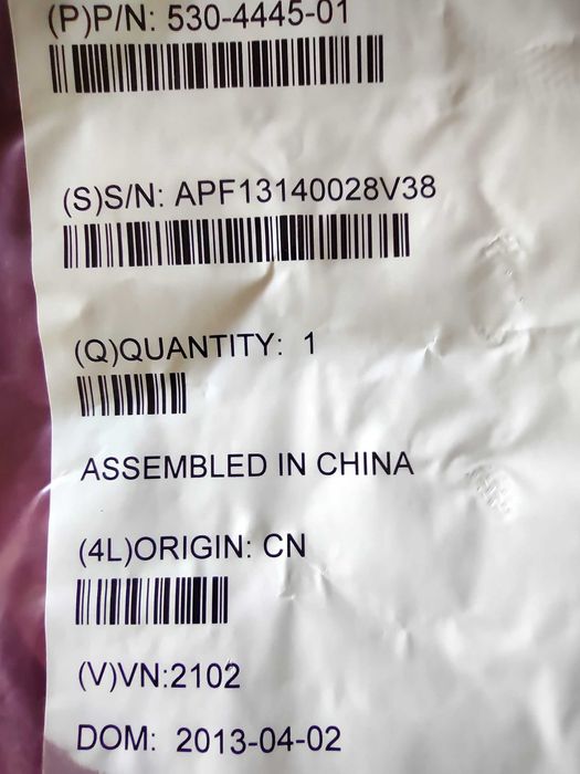 Кабел DAC QSFP+/QSFP+ CU-Passive 56Gb 3m EMC/Sun 038_004_067 530_4445